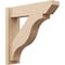 Ekena Millwork 5 1/2-in W x 20-in D x 20-in H Funston Slat Rough Cedar Woodgrain TimberThane Outlooker, Primed Tan OUTUR055X20X20FST24RCPR - alternate 1